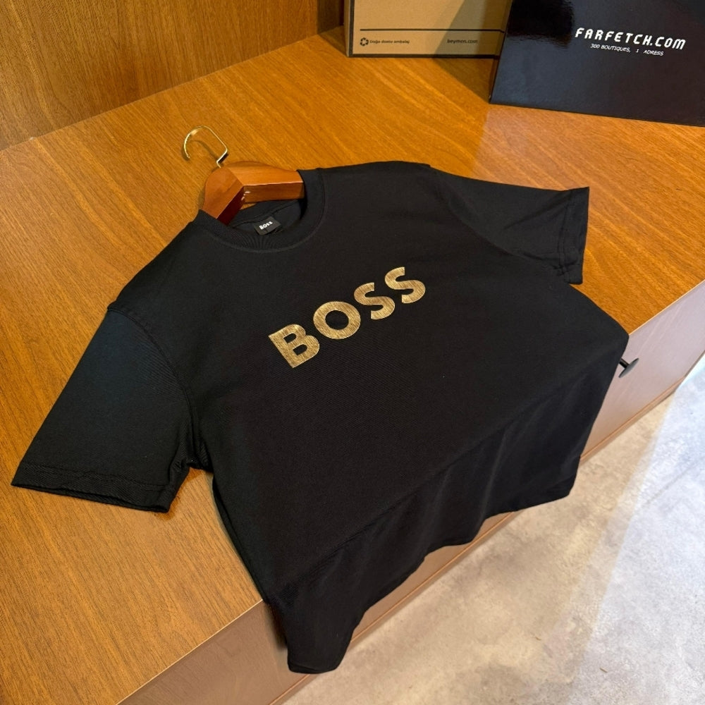 BOSS siyah tişört (PREMİUM KALİTE)