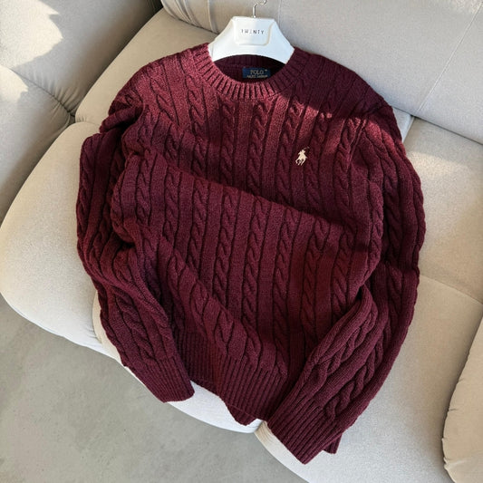 POLO düz bordo triko (PREMİUM KALİTE)